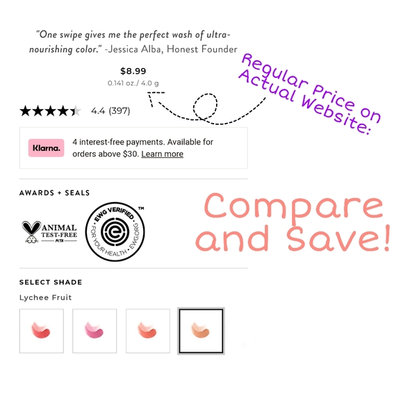 🦋Honest: Lychee Lip Balm - Picture 7 of 7